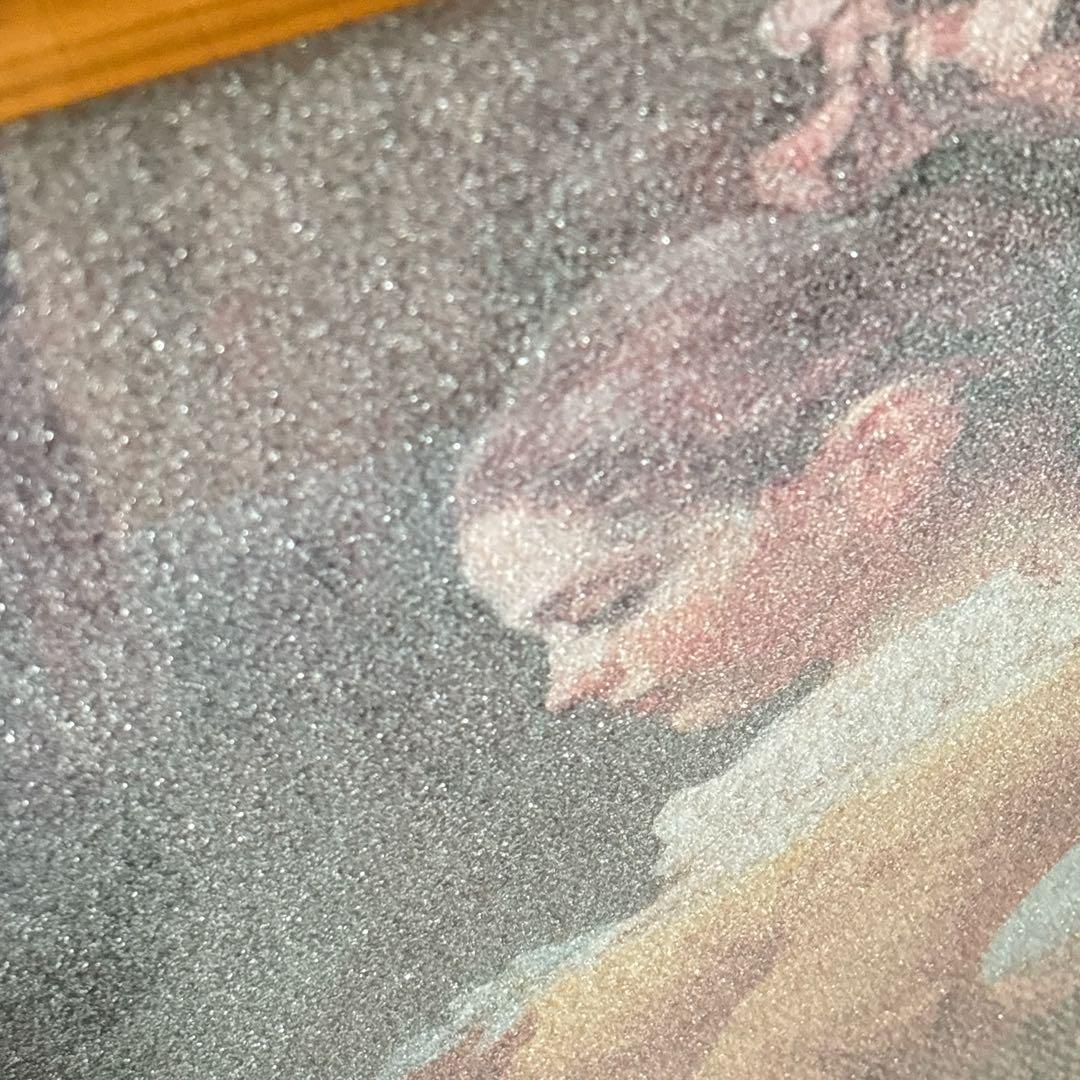 24日値上げ 水晶画 貴石画 フラゴナール 『読書する娘』 美術工芸協会 人物画