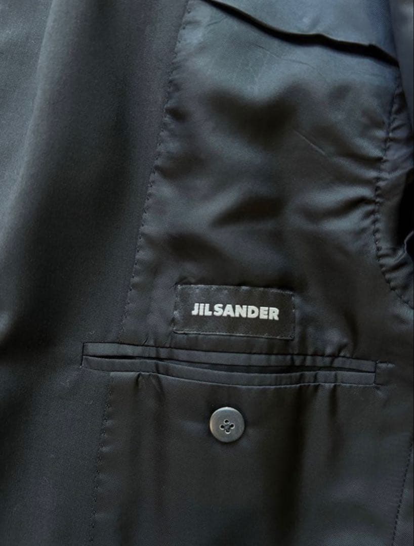 JIL SANDER ジル サンダー テーラード ジャケット 46 ブラック
