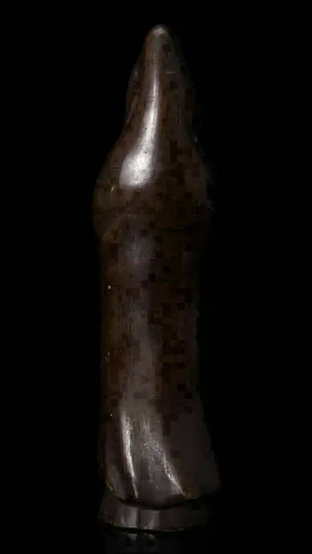 【希少・時代物】魚籃観音像 仏像 細密彫刻 高さ26cm 唐銅 金属彫刻