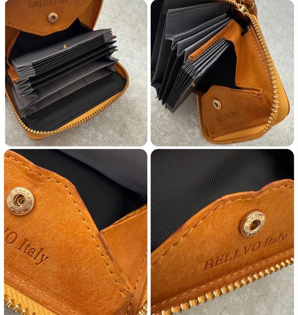 【定価1.5万】BELLVO ラウンドZIPミニ財布 SATTOPro 極小財布
