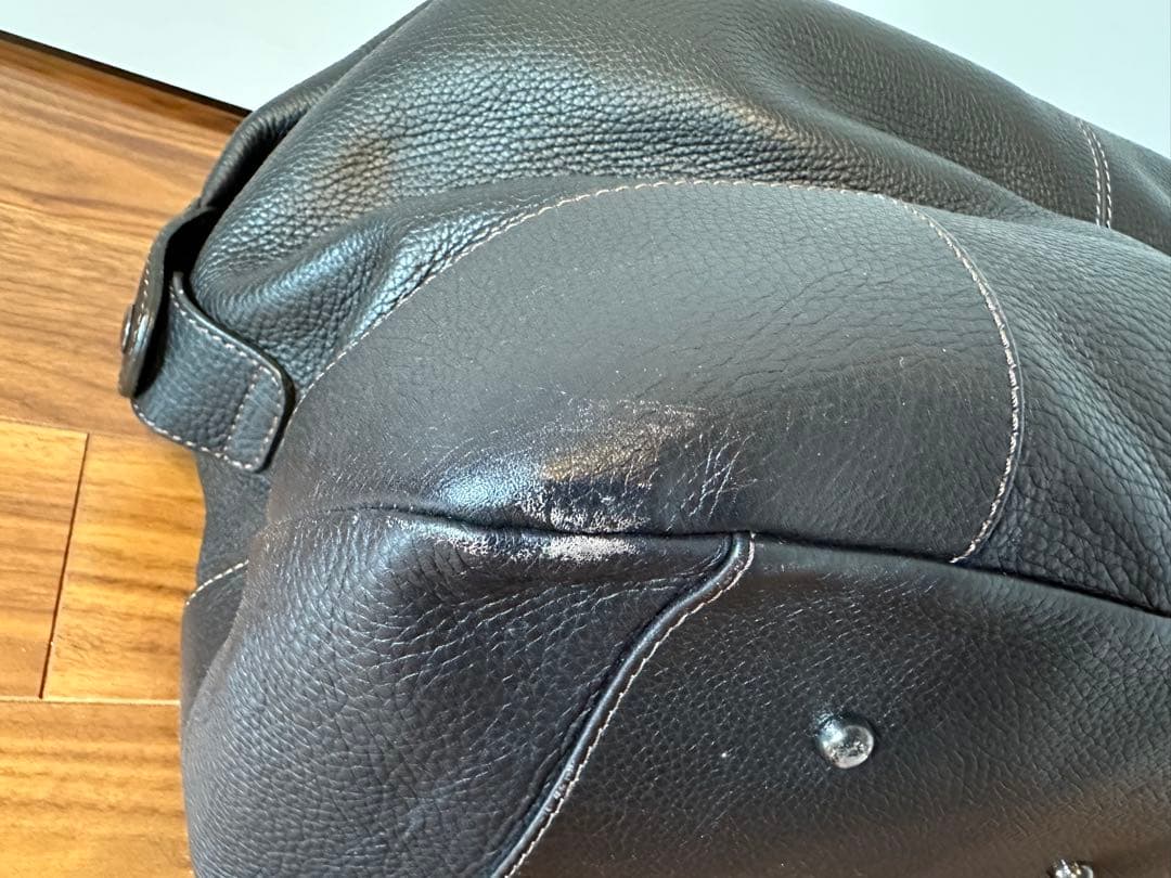 値下げ) GIORGIO ARMANI レザー ボストンバッグ