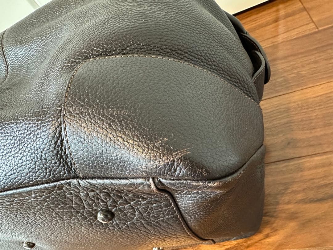 値下げ) GIORGIO ARMANI レザー ボストンバッグ