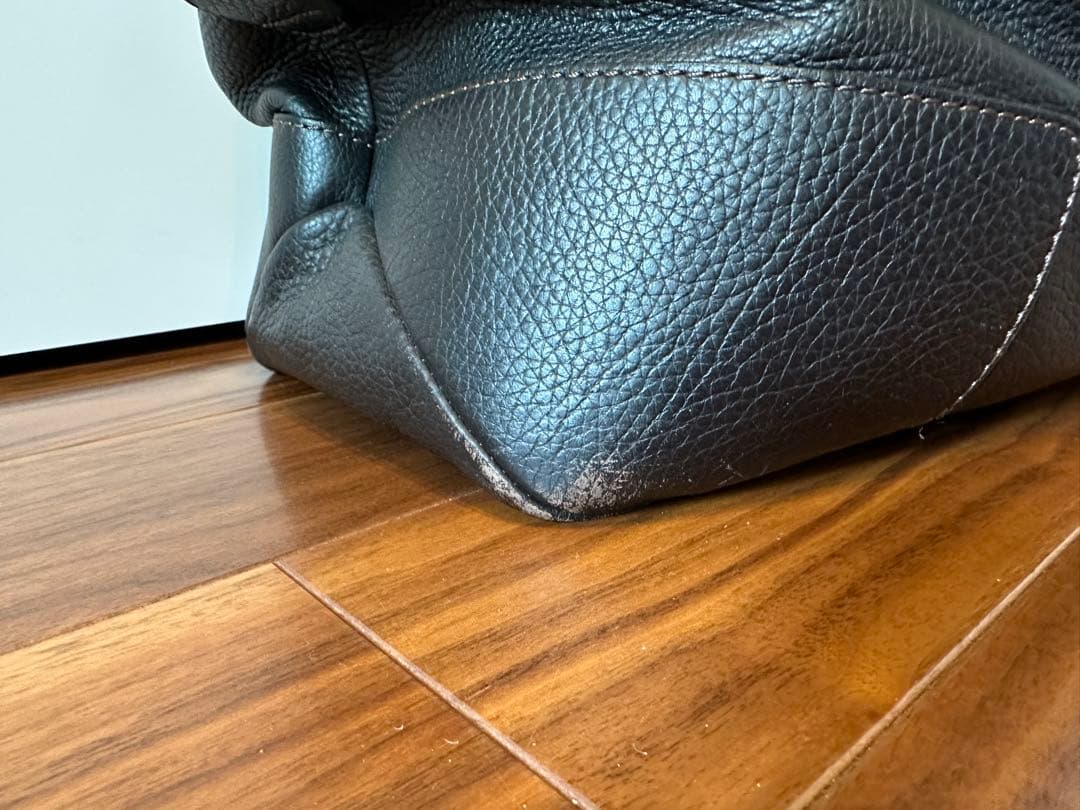 値下げ) GIORGIO ARMANI レザー ボストンバッグ