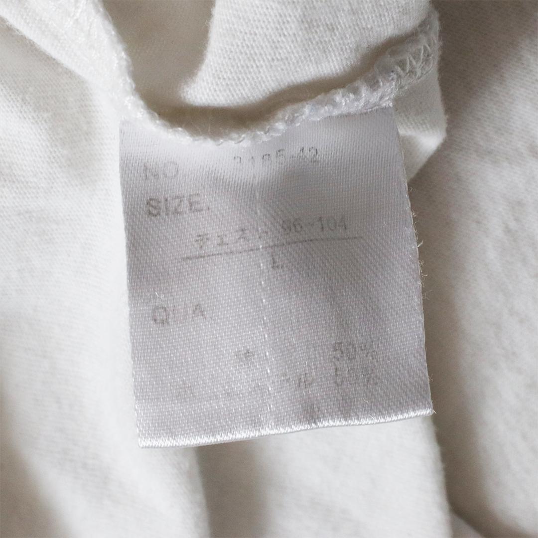 Y2K✨セマンティックデザイン Vネック半袖Tシャツ 00s archive