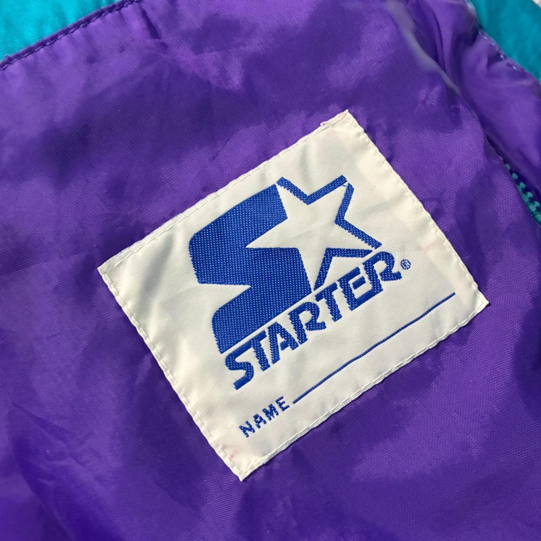 激レア90s STARTER × NBA Hornets オリジナル中綿パファー