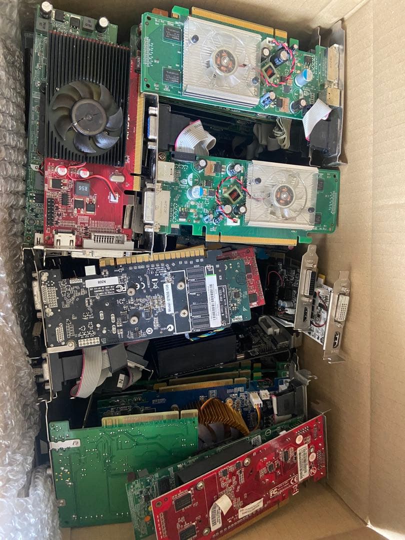 都市鉱山 部品取り 貴金属抽出用 グラフィックカード60枚合計14kg