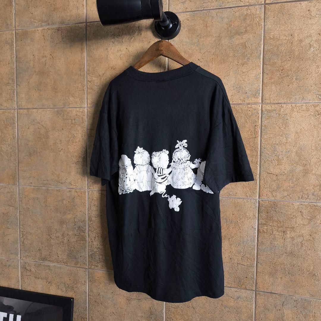 90s USA製 LINDA LORI 赤ちゃん　アート　Tシャツ