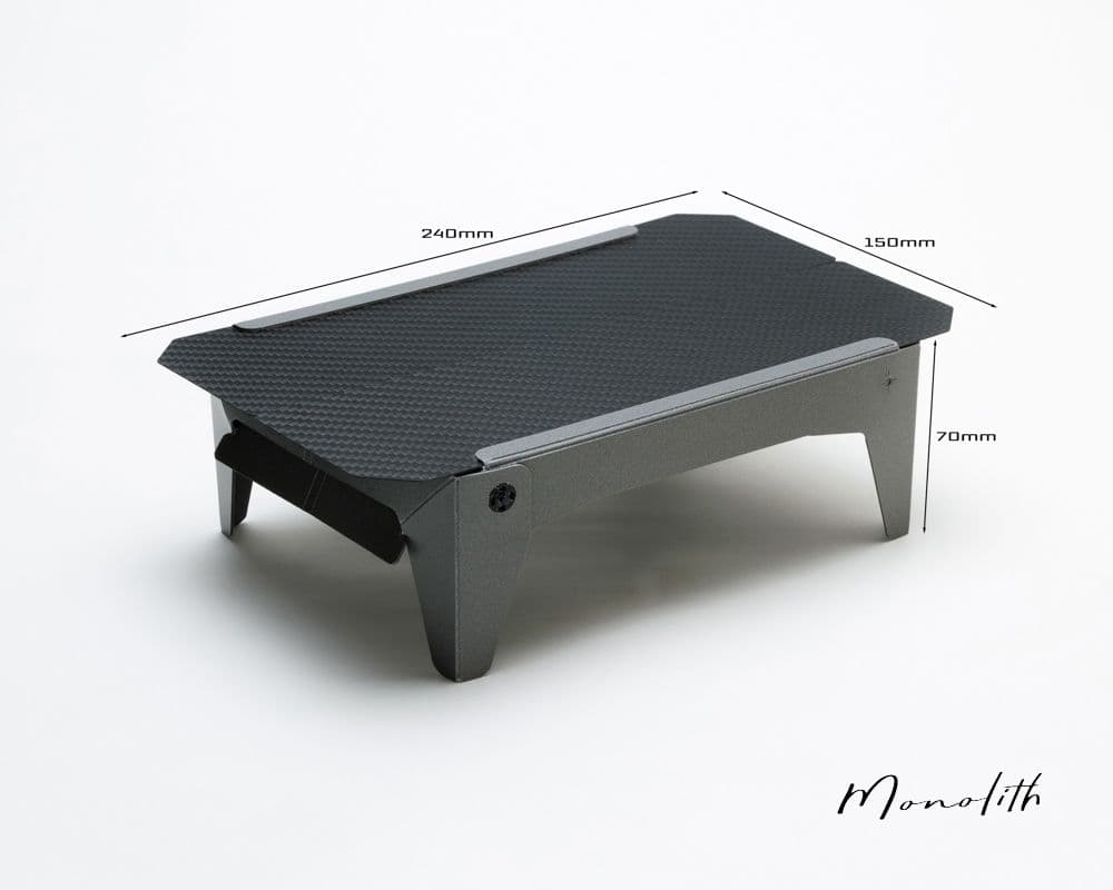 テーブル・チェア・ハンモック Monolith carbon top tabel 50g