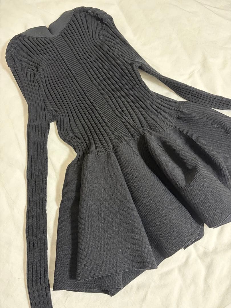 CFCL POTTERY CARDIGAN カーディガン黒　サイズ1