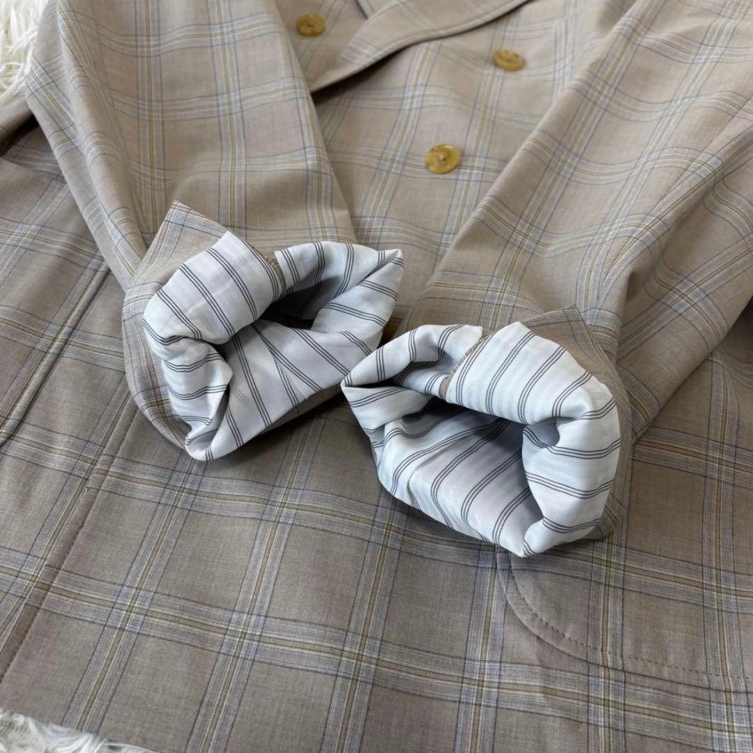 MACKINTOSHPHILOSOPHY✨ ブリティッシュチェックブレザー　M