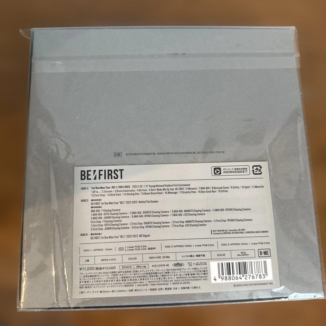 BMSG限定版　BE:FIRST 1st LIVE TOUR 2022 DVD