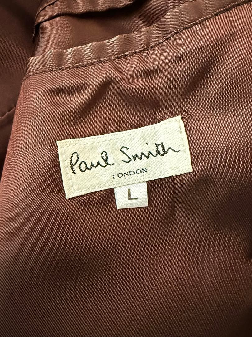【お値下げ】Paul Smith/本革テーラードジャケット/L