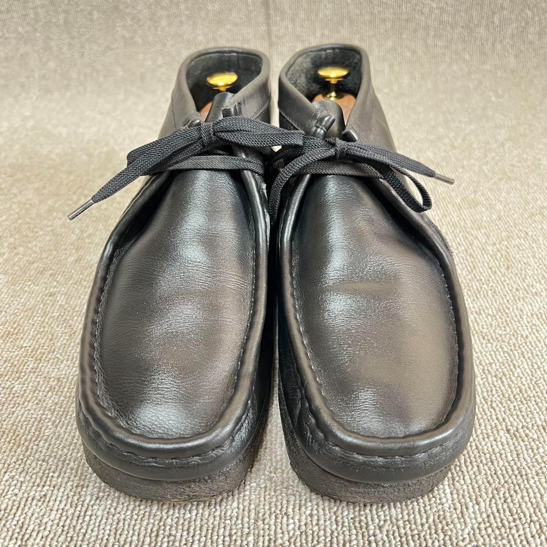クラークス Clarks ワラビー ブラック レザー UK8