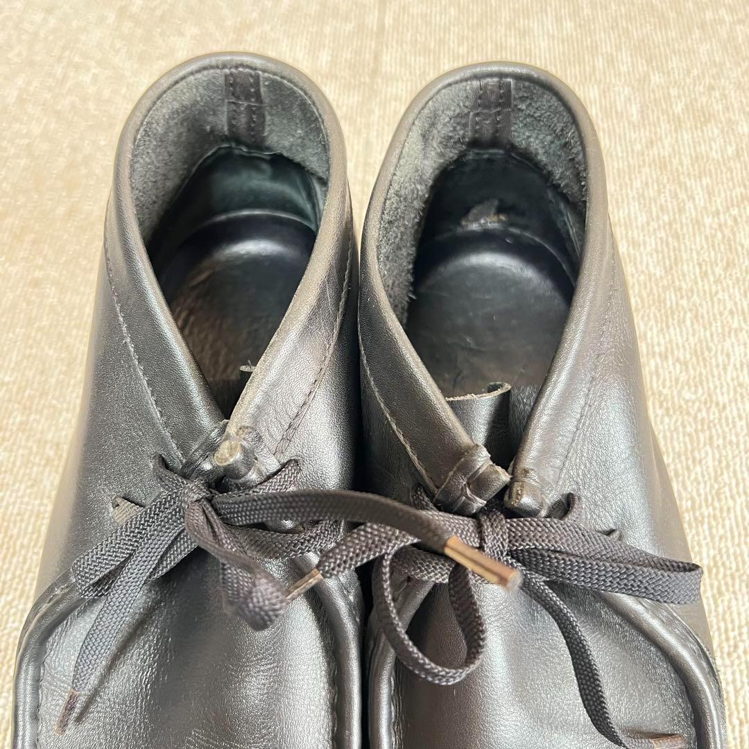 クラークス Clarks ワラビー ブラック レザー UK8