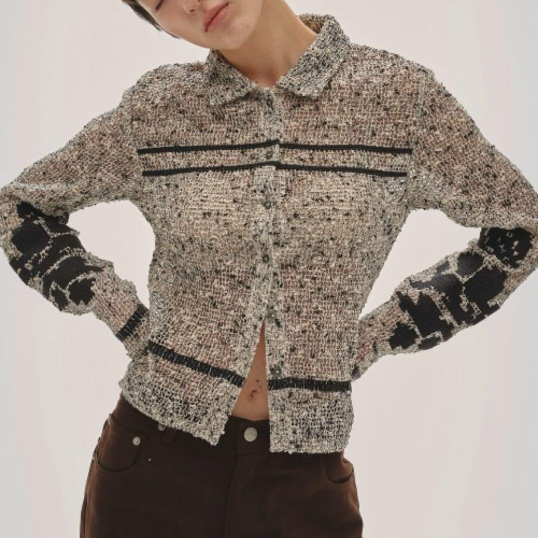 トップス TODAYFUL Embroidery Mesh Shirts