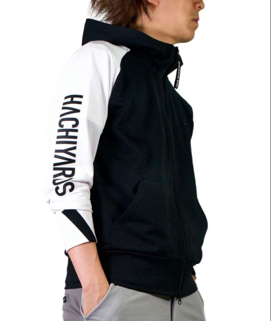 【美品】8yards BackSlash Hoodie | Black