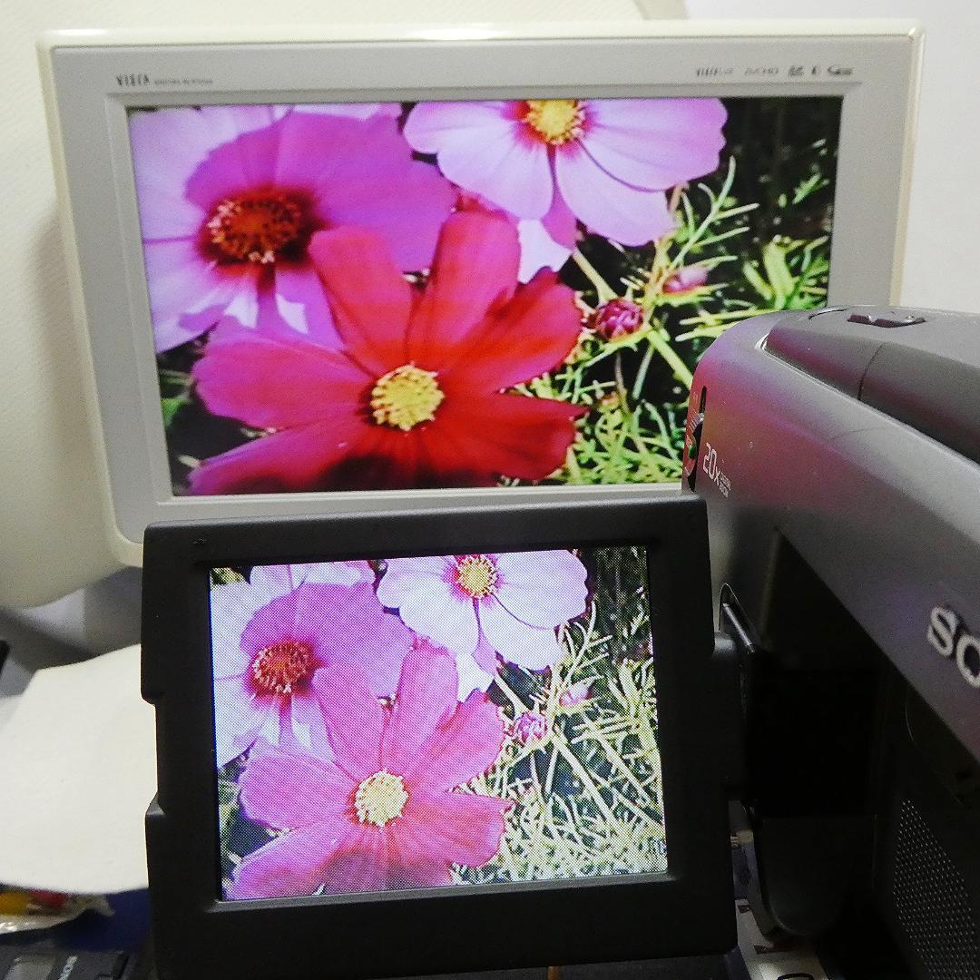 ソニーCCD-TRV90 動作良好VideoHi8ビデオカメラ DVD化に最適