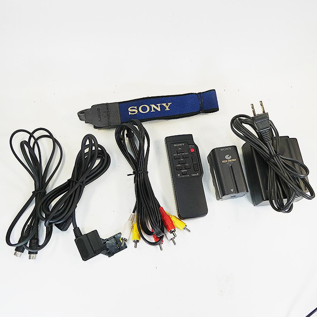 ソニーCCD-TRV90 動作良好VideoHi8ビデオカメラ DVD化に最適