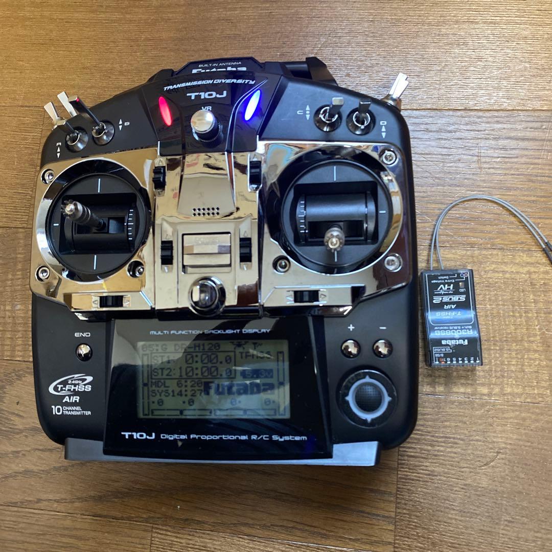 Futaba 10Ｊ 2.4GHz10ch プロポ+受信機+バッテリー＋充電器