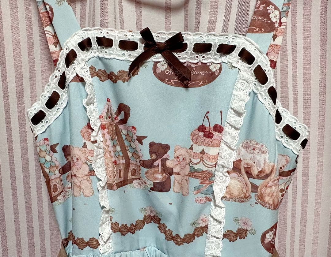 axes famme kawaii コラボ商品 お菓子の家柄ジャンスカ ミント