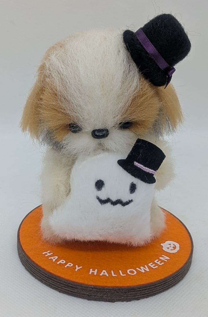 ♡すもも♡ページ 羊毛フェルト シーズー 10月作品 ハロウィン