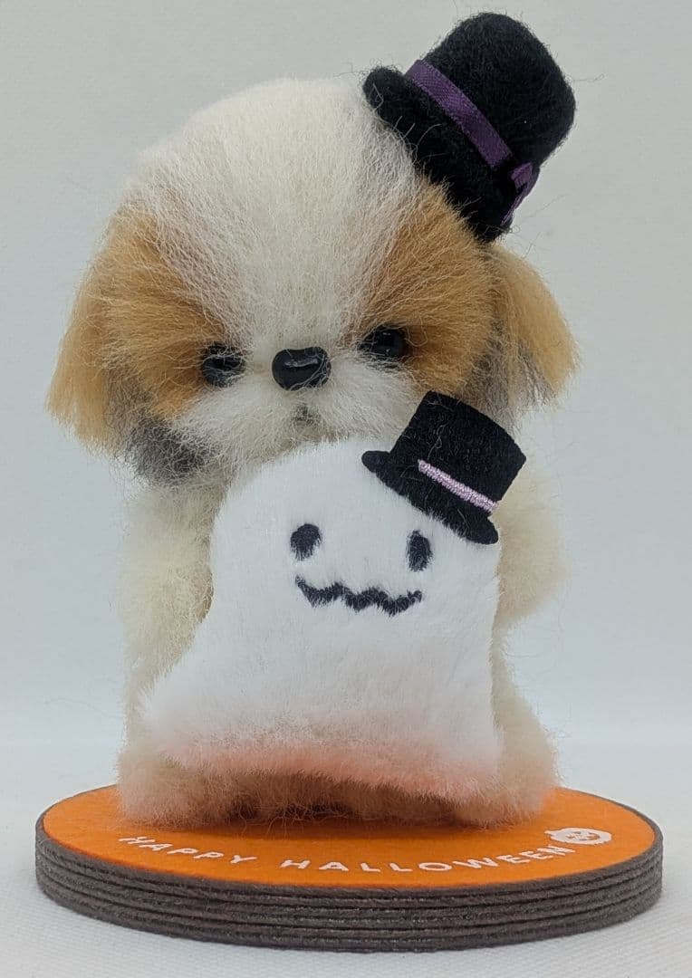 ♡すもも♡ページ 羊毛フェルト シーズー 10月作品 ハロウィン