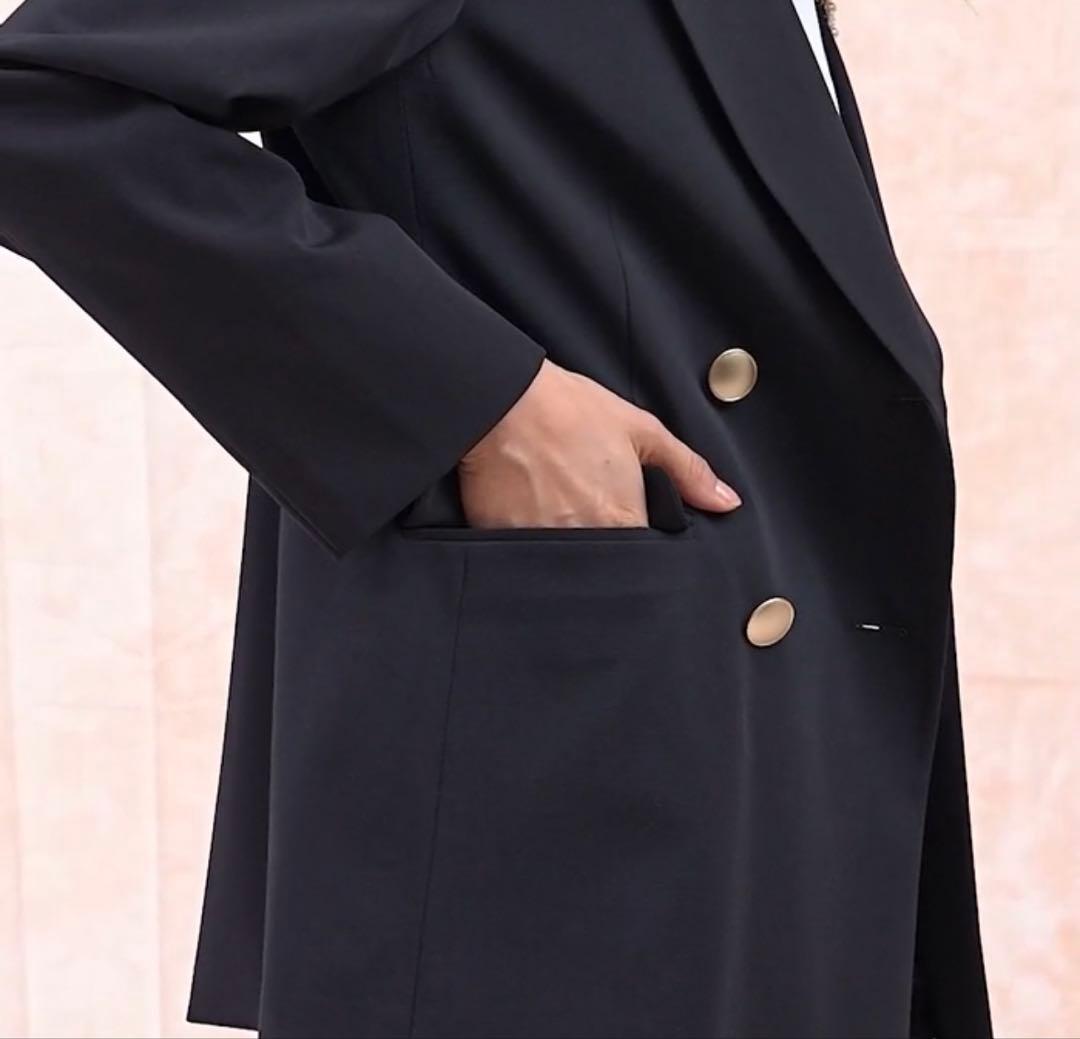 グローバルワーク　ウツクシルエットダブルジャケット　2026SS