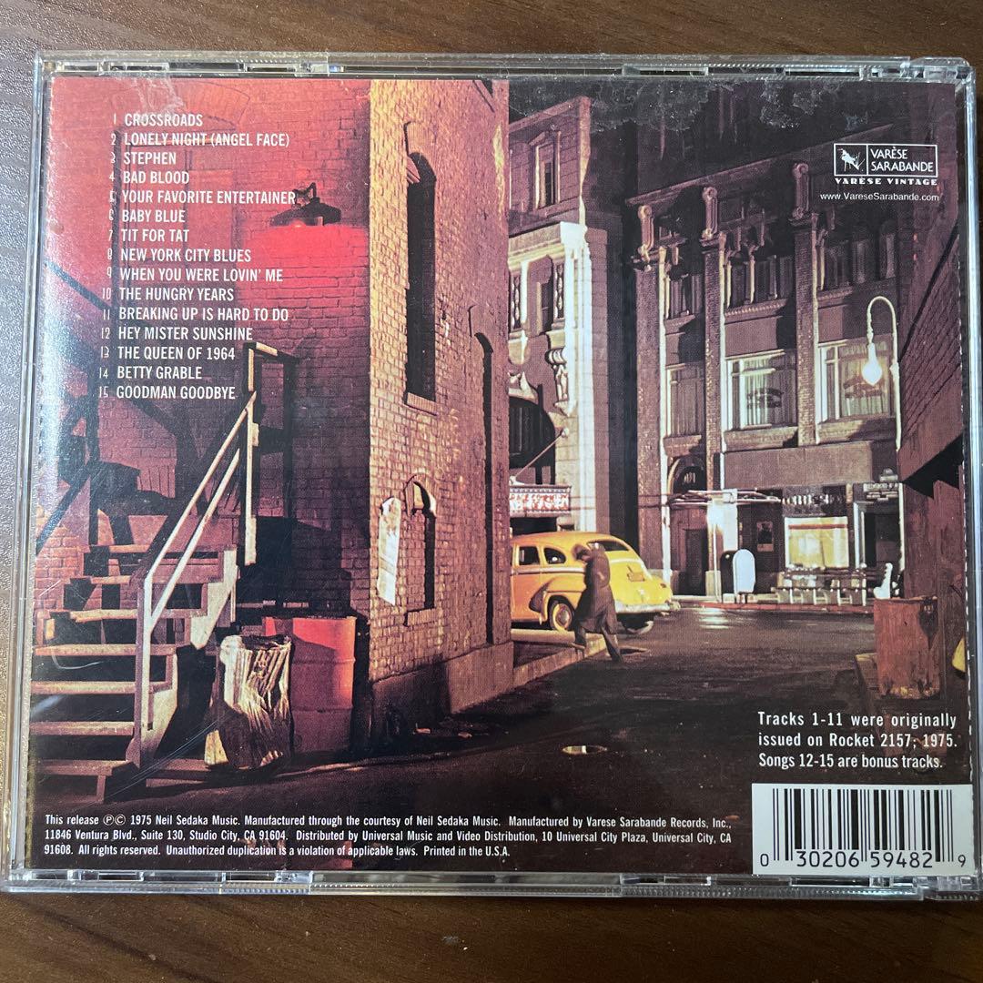 洋楽 AOR CD Neil Sedaka /The Hungry Years