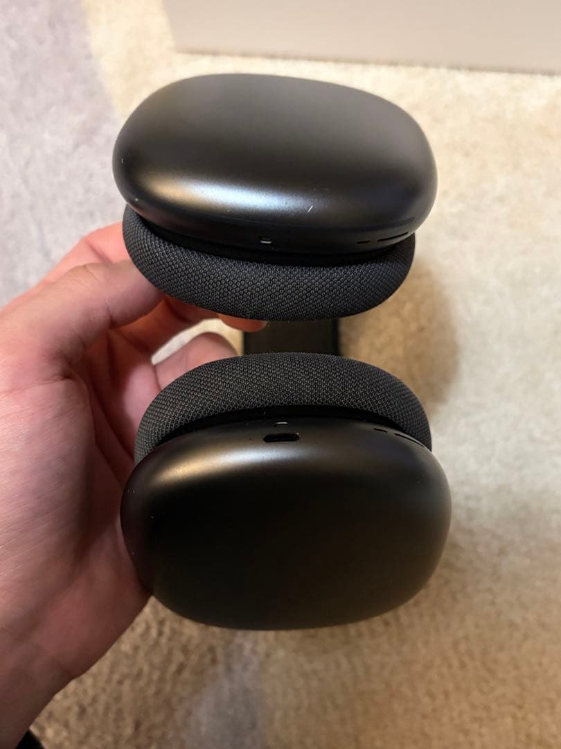 【純正有線接続ケーブル付き】Apple AirPods Max スペースグレー