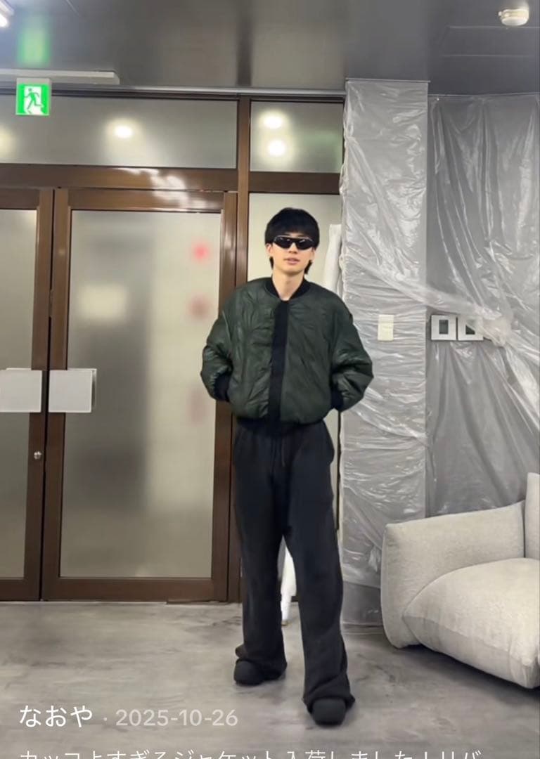 ジャケット・アウター ryaw AW25 HIDDEN BOMBER JACKET
