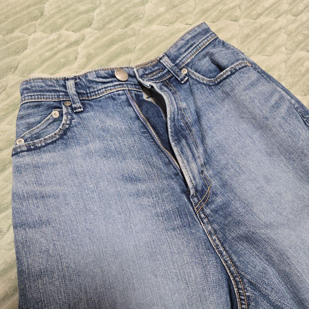 YANUK ヤヌーク JOAN 22 ルーズストレートシルエットジーンズ FVB