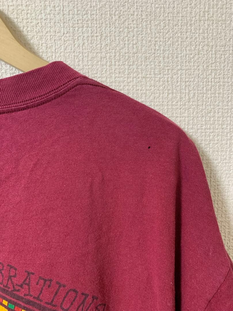 Stussy 80s Tシャツ バーガンディ