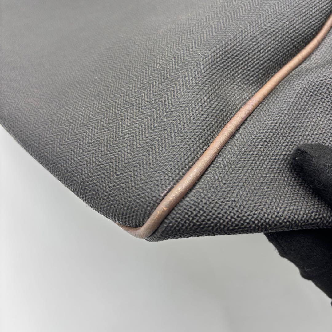 dunhill ダンヒル レザー PVC ボストンバッグ ハンドバッグ 大容量