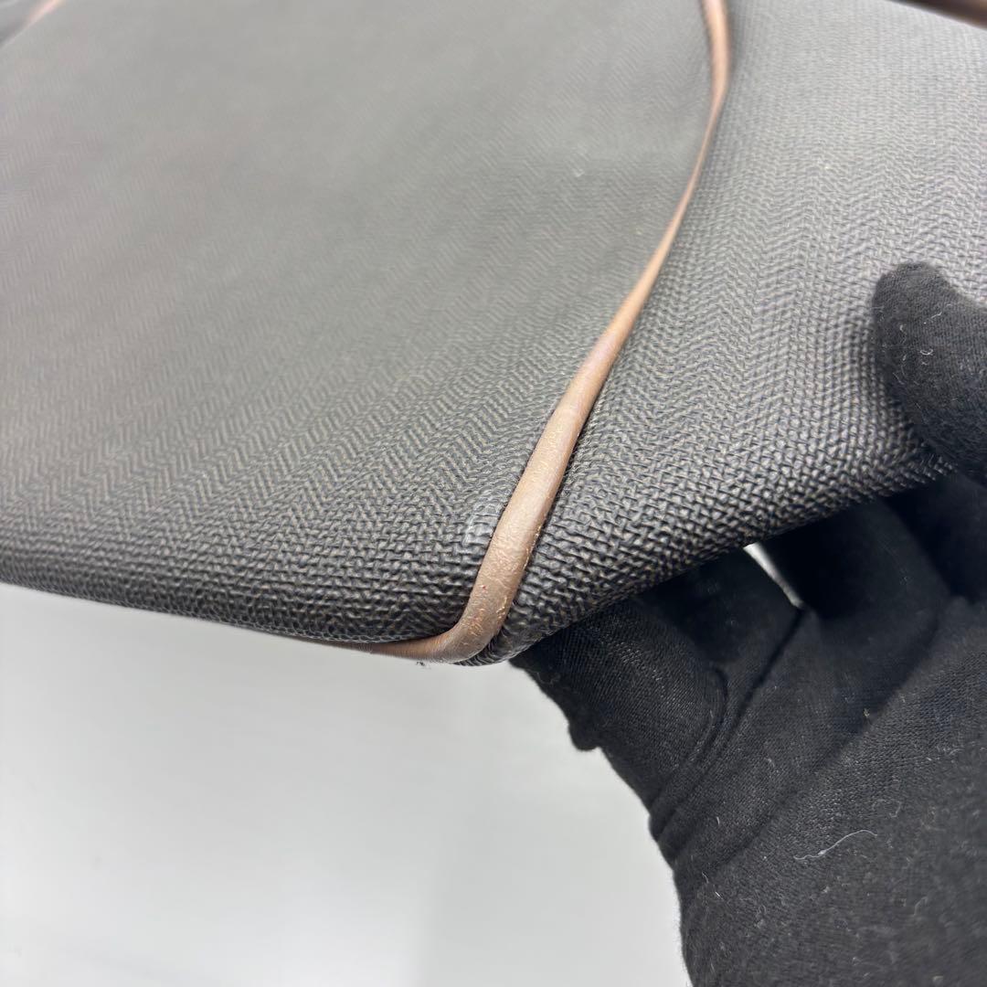 dunhill ダンヒル レザー PVC ボストンバッグ ハンドバッグ 大容量