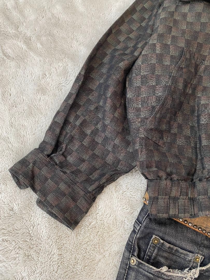 ジャケット・アウター Cropped Pattern Jacket Opium Y2K Grunge