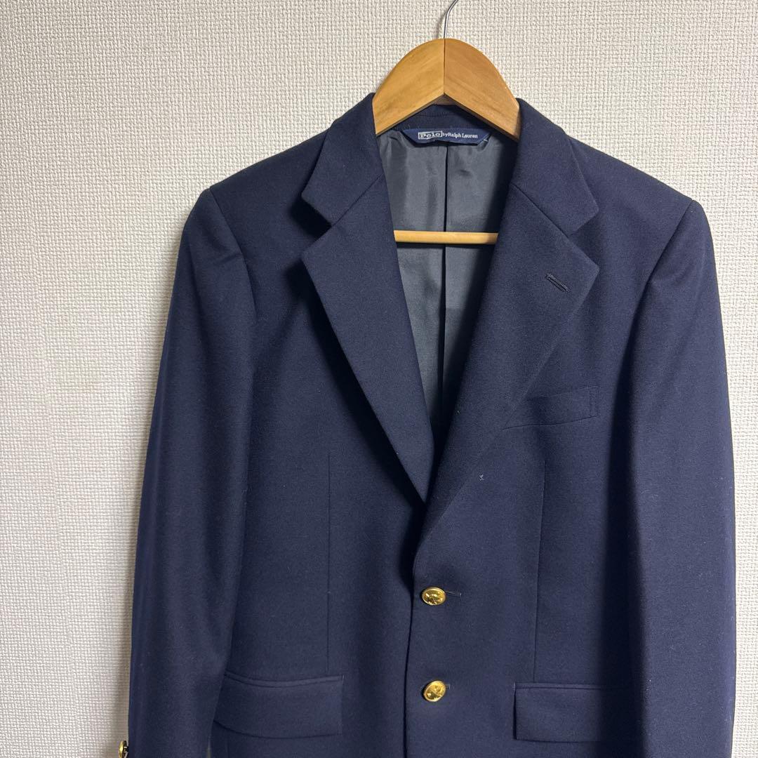【美品】polo by Ralphlauren 紺ブレ　ブレザー　ジャケット