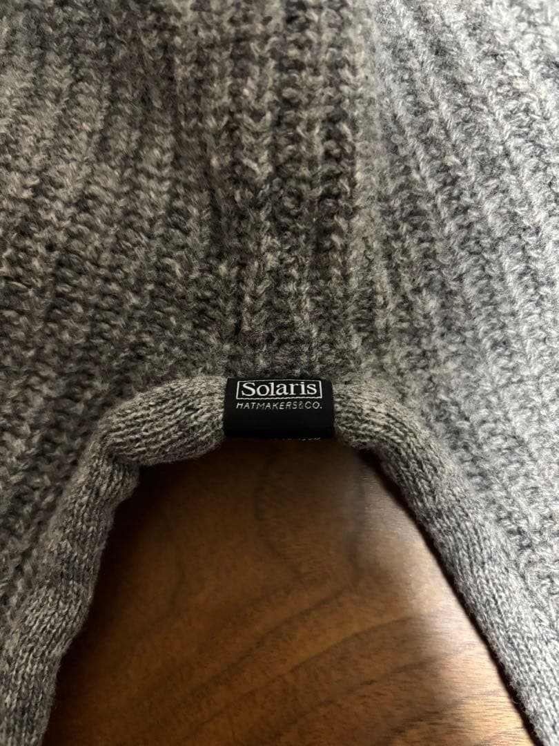 SOLARIS&CO ニットフライトキャップ