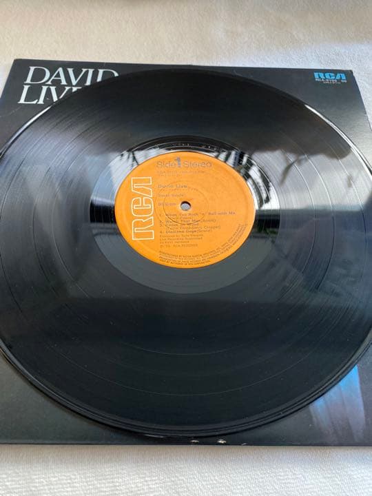 国内盤 David Bowie David Live LPレコード