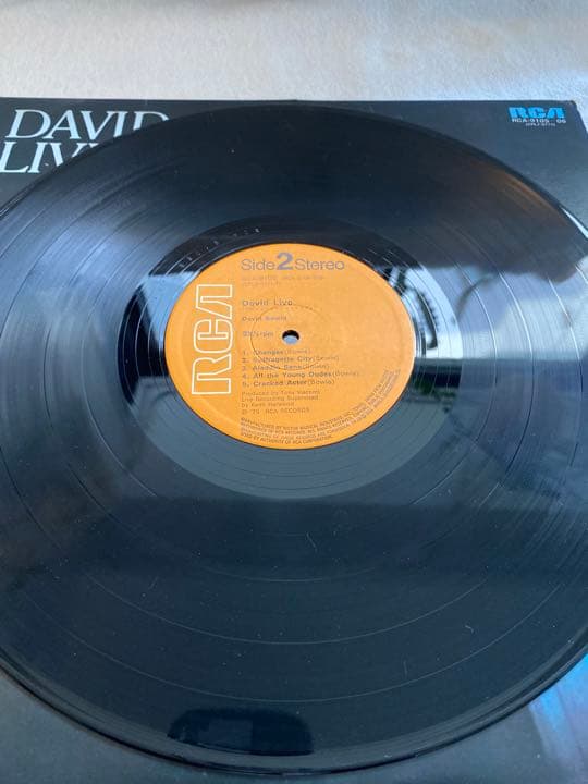 国内盤 David Bowie David Live LPレコード