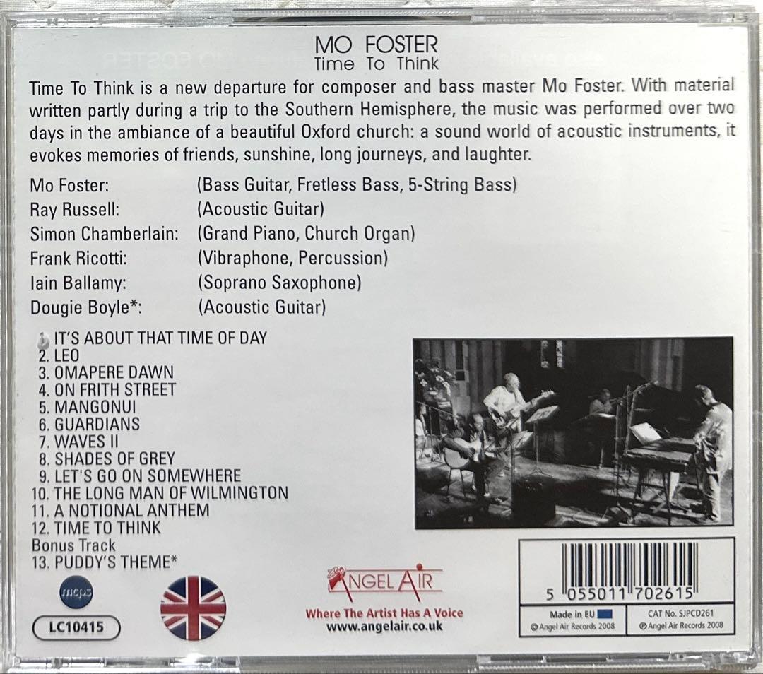 MO FOSTER / モ・フォスター / TIME TO THINK