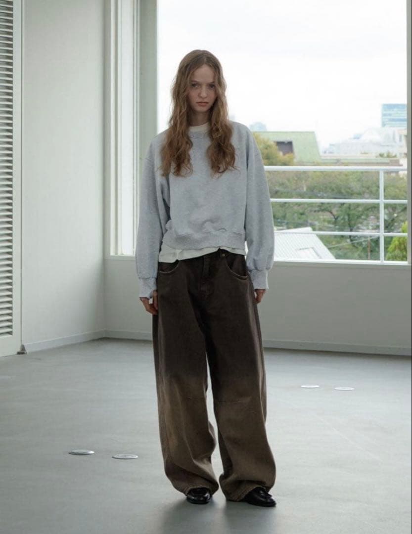 【NOKCHA original】gradation oval jeans