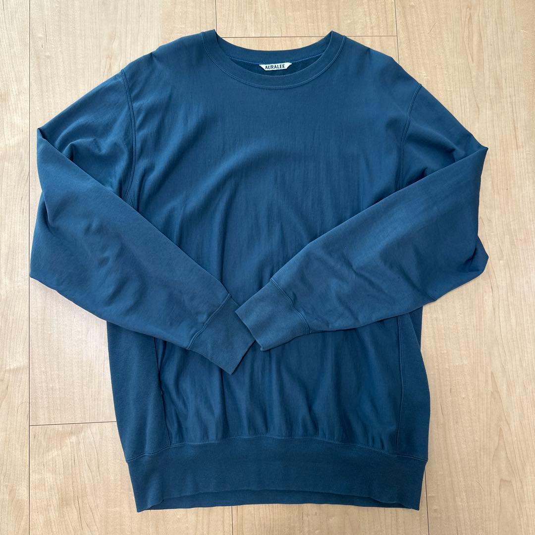 トップス AURALEE SUPER HIGHGAUZE NAPPED SWEAT P/O