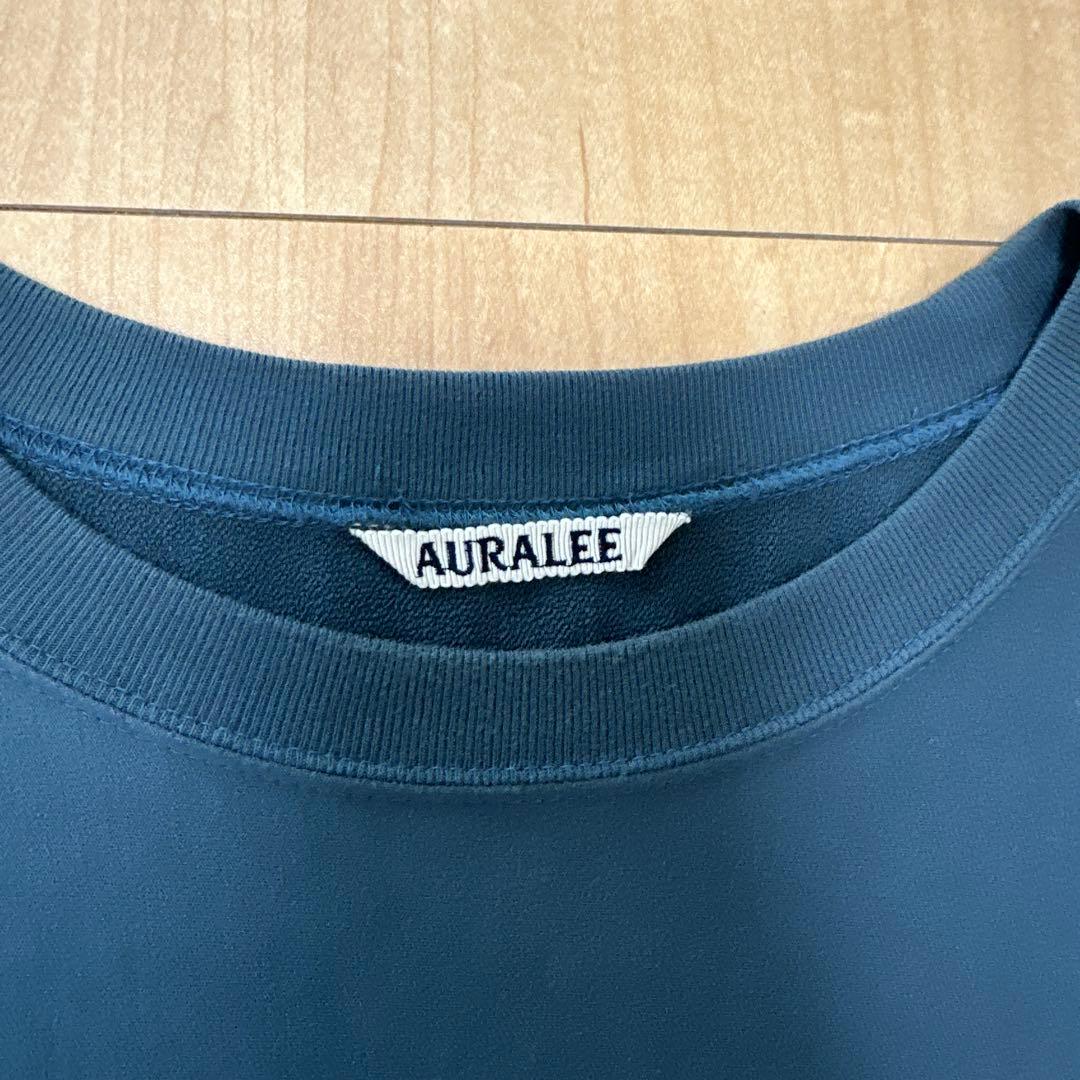 トップス AURALEE SUPER HIGHGAUZE NAPPED SWEAT P/O