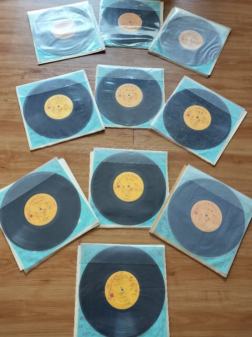 レコード絵本　こどものくにシリーズ　10枚セット！