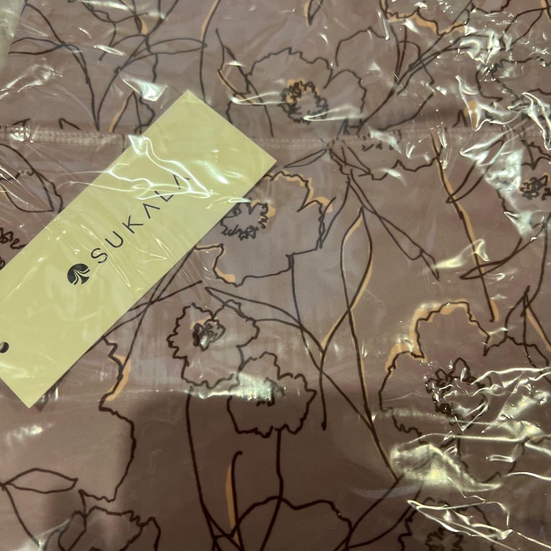 【新品】SUKALA ドローイングフラワー　ブラトップ　ピンク　L