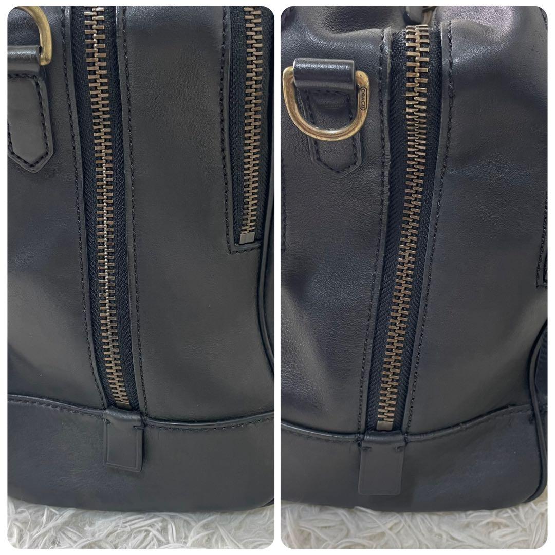 コーチ　COACH ボストンバッグ　ショルダーバッグ　2way ブラック　黒