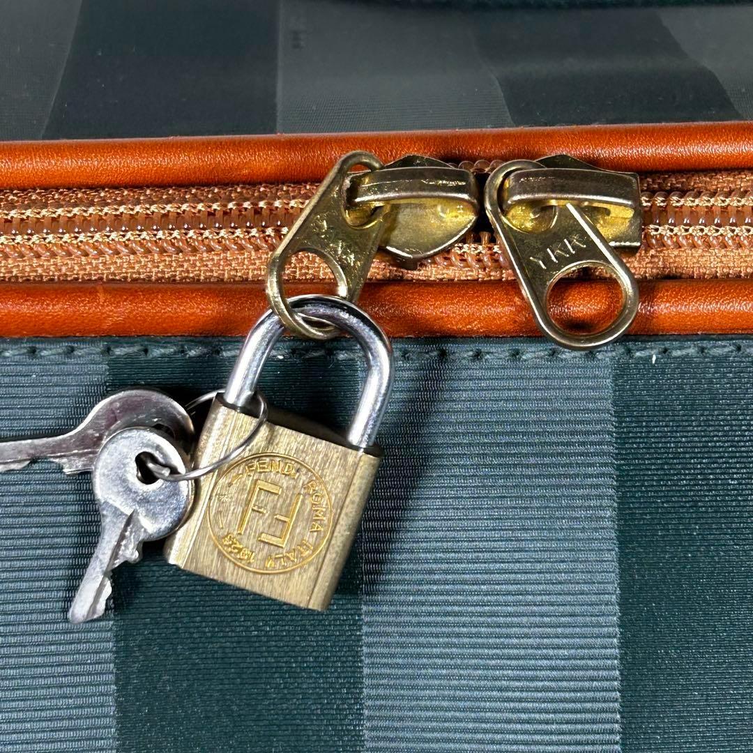 倉庫保管品✨フェンディ ペカン 2way ボストンバッグ ダレスバッグ グリーン