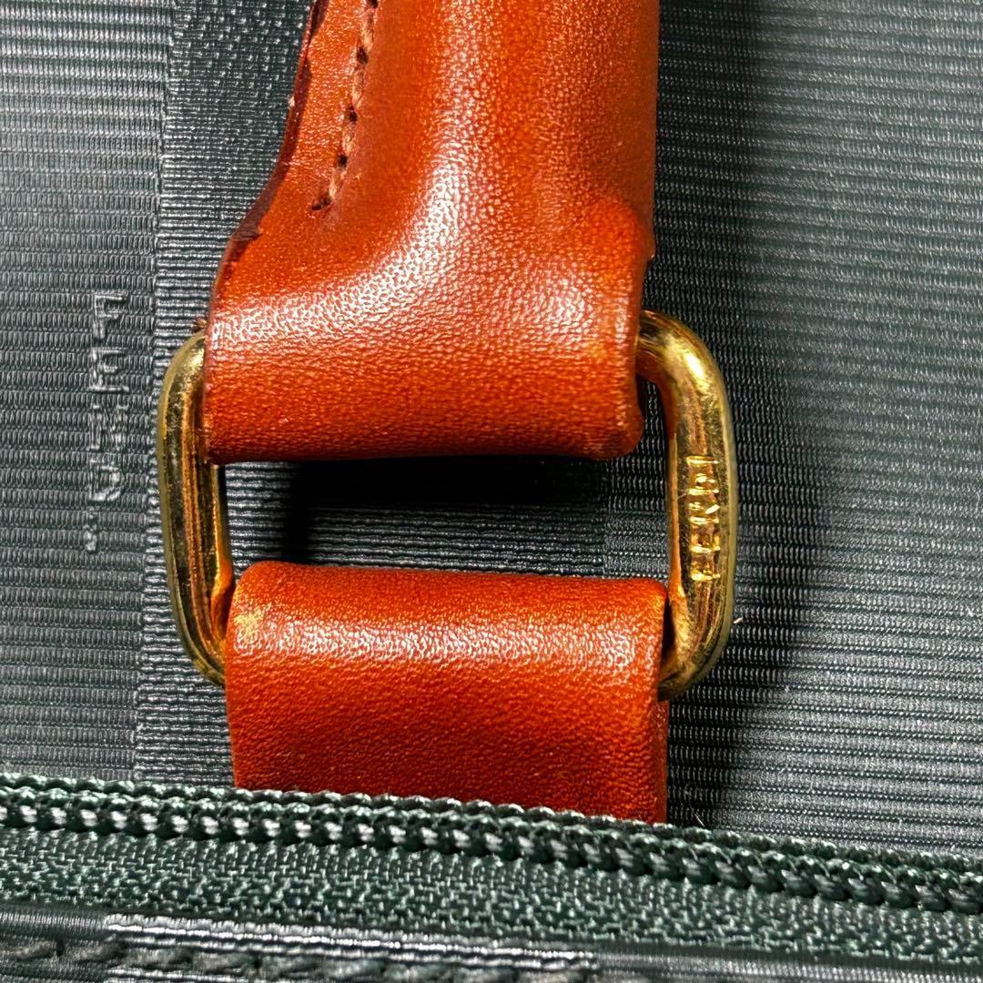 倉庫保管品✨フェンディ ペカン 2way ボストンバッグ ダレスバッグ グリーン