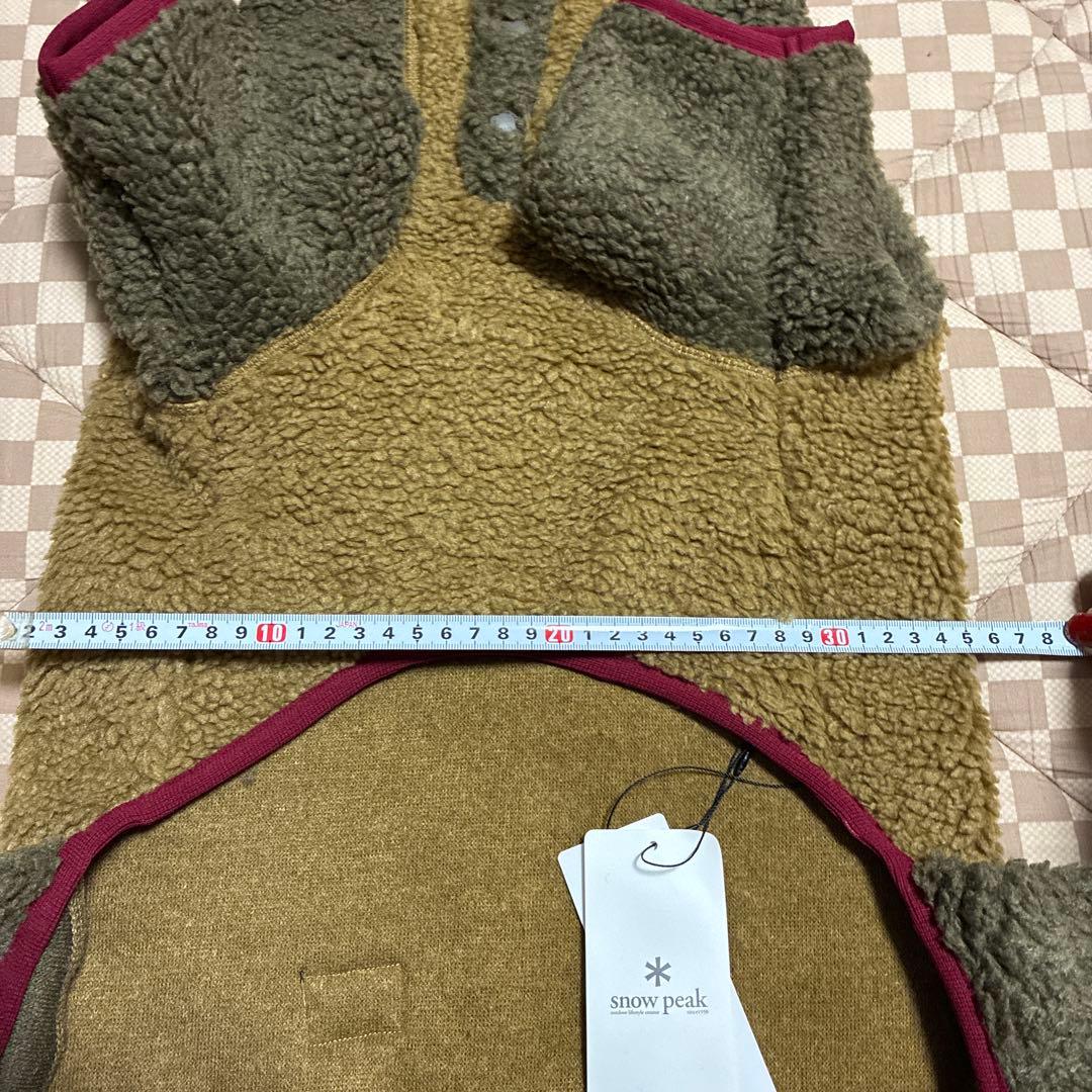 冬用犬服 ボア素材 ベージュとブラウン　新品未使用