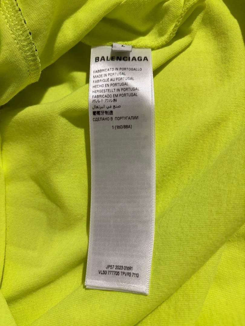 BALENCIAGA 24SS soccer Tシャツ　 国内正規品 タグ付き